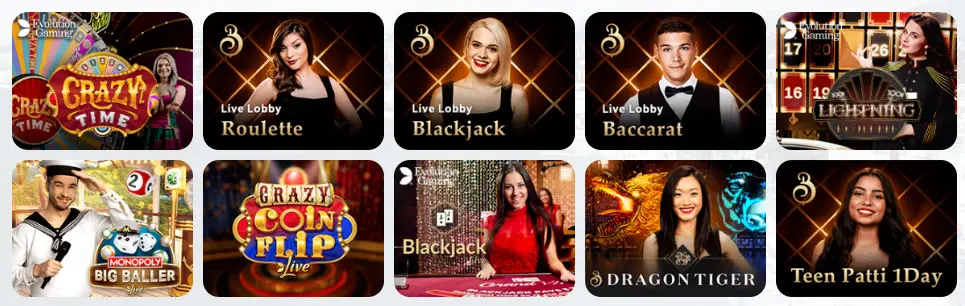Jeux de casino en direct Casino Eagles