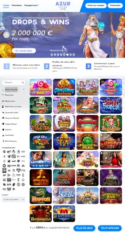 l'application et interface CASINO EAGLES